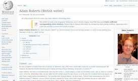 
							         Adam Roberts (British writer) - Wikipedia								  
							    