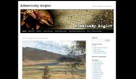 
							         Adaminaby Angler | Snowy Mountains Trout Fishing								  
							    
