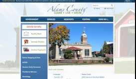 
							         Adams County, IN - Official Website | Official Website								  
							    