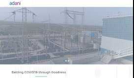 
							         Adani Group | Growth with Goodness								  
							    