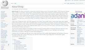 
							         Adani Group - Wikipedia								  
							    