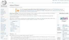 
							         Adani Power - Wikipedia								  
							    
