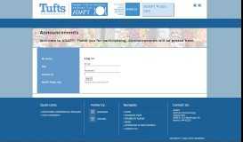 
							         ADAPT - Survey Portal - Tufts University								  
							    