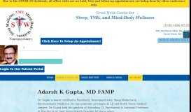
							         Adarsh K Gupta, MD FAMP | Great Neck Center for Sleep, TMS & Mind ...								  
							    