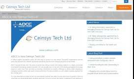 
							         ADCC is now Ceinsys Tech Ltd | Ceinsys								  
							    