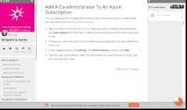 
							         Add A Co-administrator To An Azure Subscription | BizSpark & Azure ...								  
							    