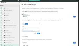 
							         Add Custom Plugin | ClearBlade Academy								  
							    