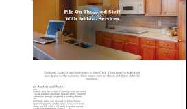 
							         Add-On Services - Lucky Apartments - Steve Brown Apartments								  
							    