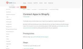 
							         Add Shopify Login to Your App - Auth0								  
							    