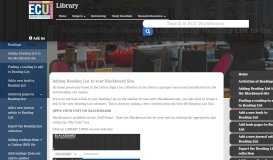 
							         Adding Reading List to the Blackboard site - Academic Staff - Reading ...								  
							    