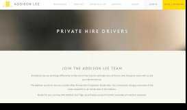 
							         Addison Lee Driver Jobs | Drive With Us								  
							    
