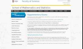 
							         Additional Assessment - School of Mathematics and Statistics - UNSW ...								  
							    