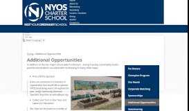 
							         Additional Opportunities - Miscellaneous - NYOS Charter School								  
							    