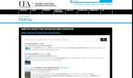 
							         Address details - The UEA Portal								  
							    