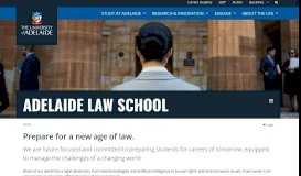 
							         Adelaide Law School - University of Adelaide								  
							    