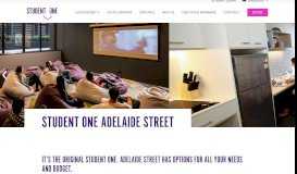 
							         Adelaide Street student accommodation - Student One								  
							    