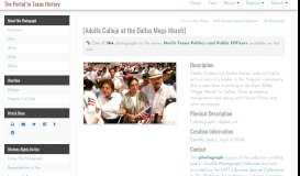 
							         [Adelfa Callejo at the Dallas Mega March] - The Portal to Texas History								  
							    