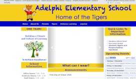
							         Adelphi Elementary School - PGCPS								  
							    