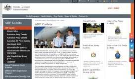 
							         ADF Cadets - YouthHQ								  
							    
