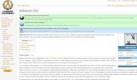 
							         Adhesion Gel - Combine OverWiki, the original Half-Life wiki and ...								  
							    