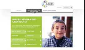 
							         ADHS bei Kindern - Symptome, Ursachen und Behandlung — Website								  
							    