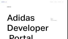 
							         adidas Developer Portal — Retno — H								  
							    