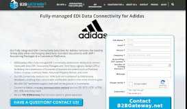 
							         Adidas Fully-managed EDI | B2BGateway								  
							    