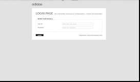 
							         adidas Group Login Page								  
							    