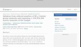 
							         Adinkras from ordered quartets of BC4 Coxeter group elements and ...								  
							    