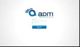 
							         Aditi Tracking Support Pvt Ltd.								  
							    