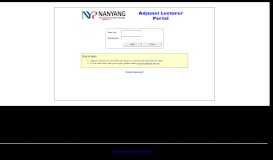 
							         Adjunct Staff Portal - NyP								  
							    