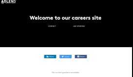 
							         Adlens - Welcome to our careers site								  
							    