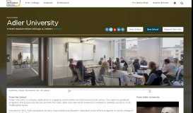 
							         Adler University - The Princeton Review Grad School Listings								  
							    