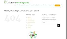 
							         Admin Login - Colorado Feeding Kids								  
							    