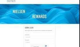 
							         Admin Login | Nielsen Rewards								  
							    