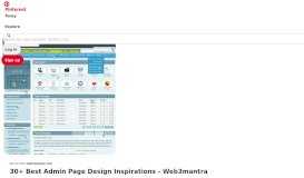 
							         Admin Page Design Inspirations | web3mantra | Dashboard design ...								  
							    