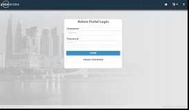 
							         Admin Portal Login - Global Access								  
							    