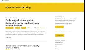 
							         admin portal - Power BI - Microsoft								  
							    