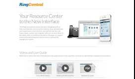 
							         Admin Resource Page : Your Resource Center to our ... - RingCentral								  
							    