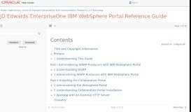 
							         Administering the Websphere Portal - Oracle Docs								  
							    