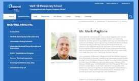 
							         Administration / Acting Superintendent / Wolf Hill Principal								  
							    
