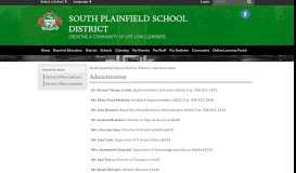 
							         Administration - South Plainfield School District								  
							    