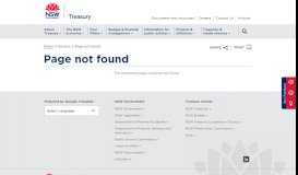 
							         Administrative Requirements Portal (ARP) | NSW Treasury								  
							    