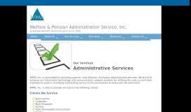 
							         Administrative Services | WPAS, Inc.								  
							    