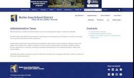 
							         Administrative Team - Butler Area School District								  
							    