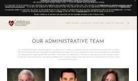 
							         Administrative Team | Cardiology Associates								  
							    