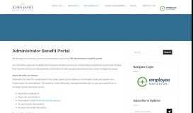 
							         Administrator Benefit Portal – John James Benefits								  
							    