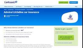 
							         Admiral Littlebox car insurance - Confused.com								  
							    