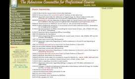 
							         Admission Committee for Professional Courses - ACPC								  
							    