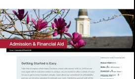 
							         Admission & Financial Aid | Davidson - Davidson College								  
							    